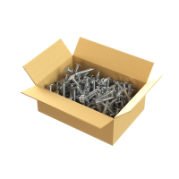 Гвозди кровельные оцинкованные ершённые, 5 кг