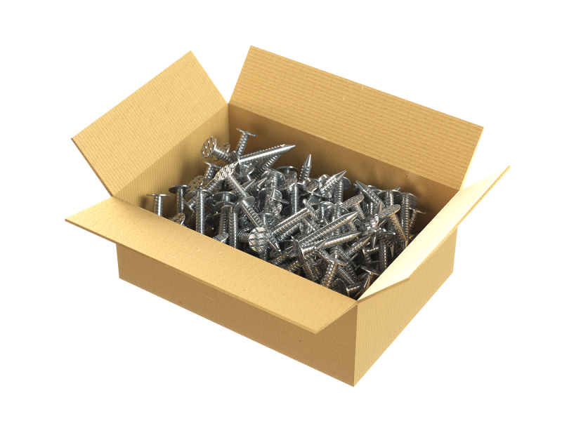 Гвозди кровельные оцинкованные ершённые, 5 кг