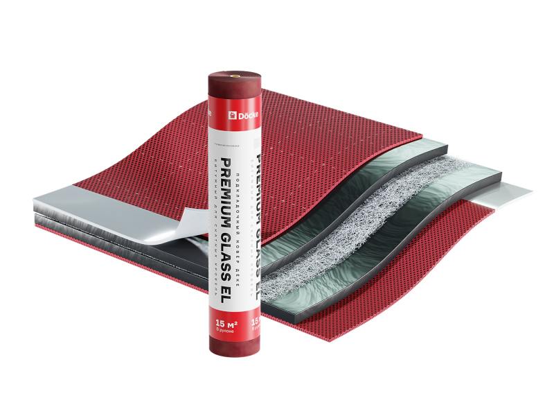 Подкладочный ковер Dӧcke PREMIUM GLASS EL, 15 м