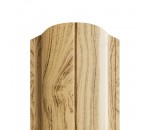 Штакетник металлический ELLIPSE (прямой/фигурный верх) ECOSTEEL 30 мкм