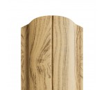Штакетник металлический ELLIPSE (прямой/фигурный верх) ECOSTEEL 30 мкм