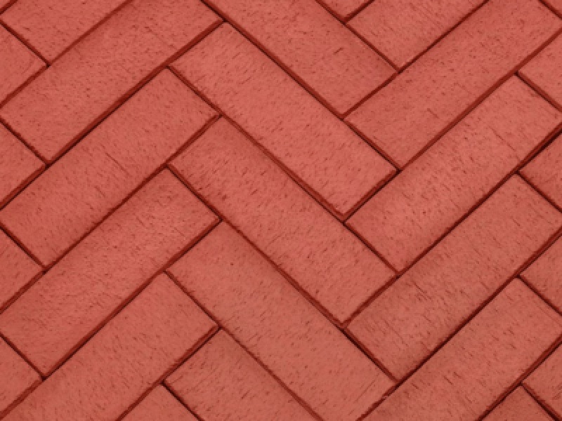 Клинкер тротуарный красный ЛОНДОН ЛОНГ