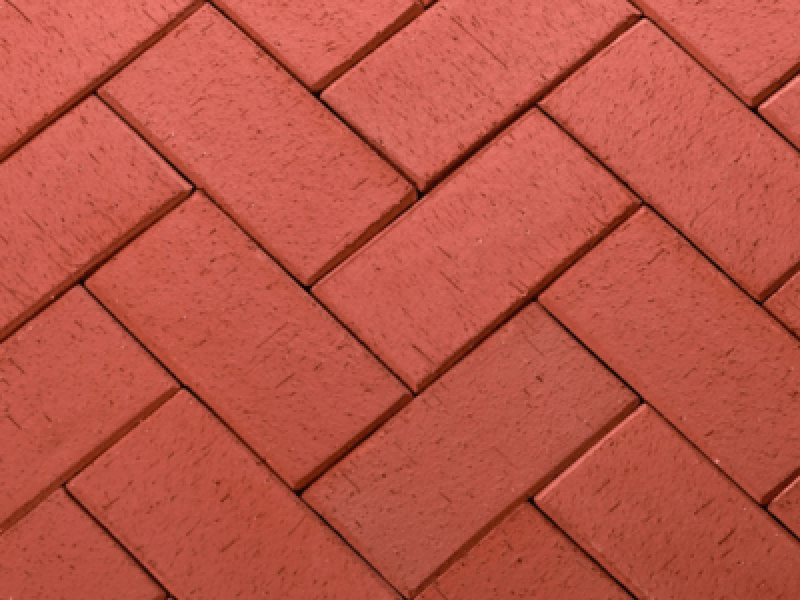 Клинкер тротуарный красный ЛОНДОН