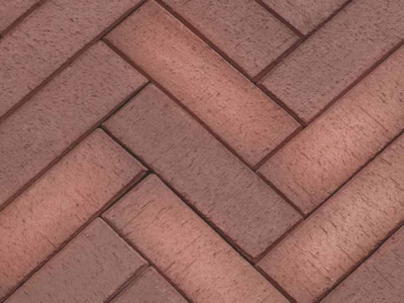 Клинкер тротуарный красный флеш НОТТИНГЕМ ЛОНГ