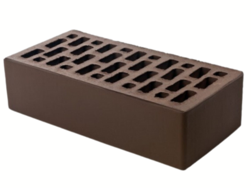 Кирпич БРАЕР КОРИЧНЕВЫЙ Гладкий 1НФ