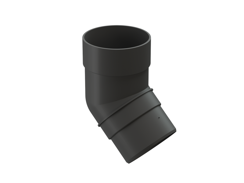 Döcke PREMIUM Колено 45˚ (Графит)