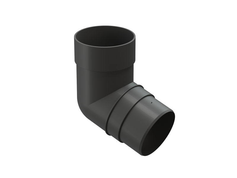 Döcke PREMIUM Колено 72˚ (Графит)